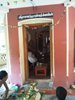 Abhishekam being performed at the adhistanam